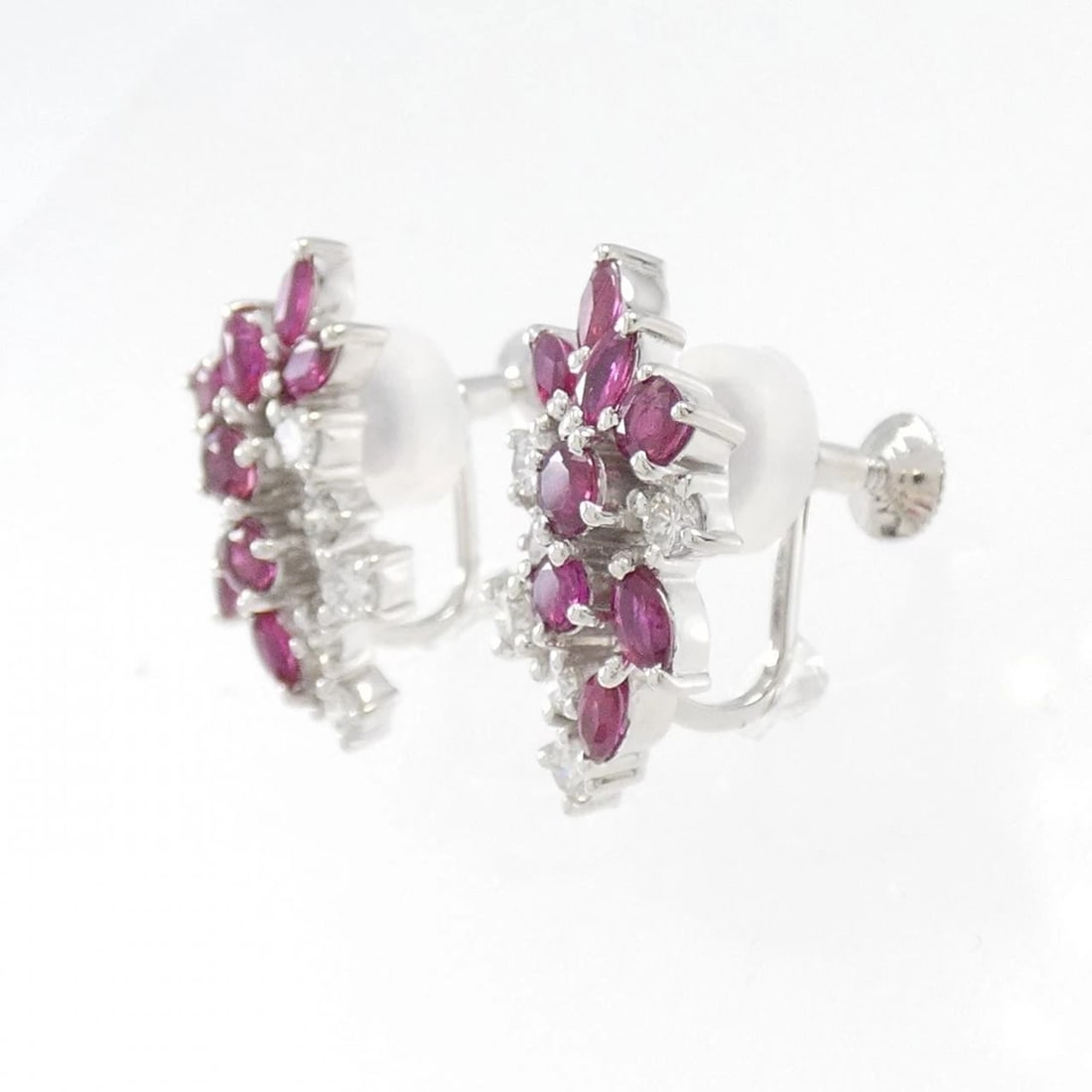 TASAKI RUBY EARRINGS - 2
