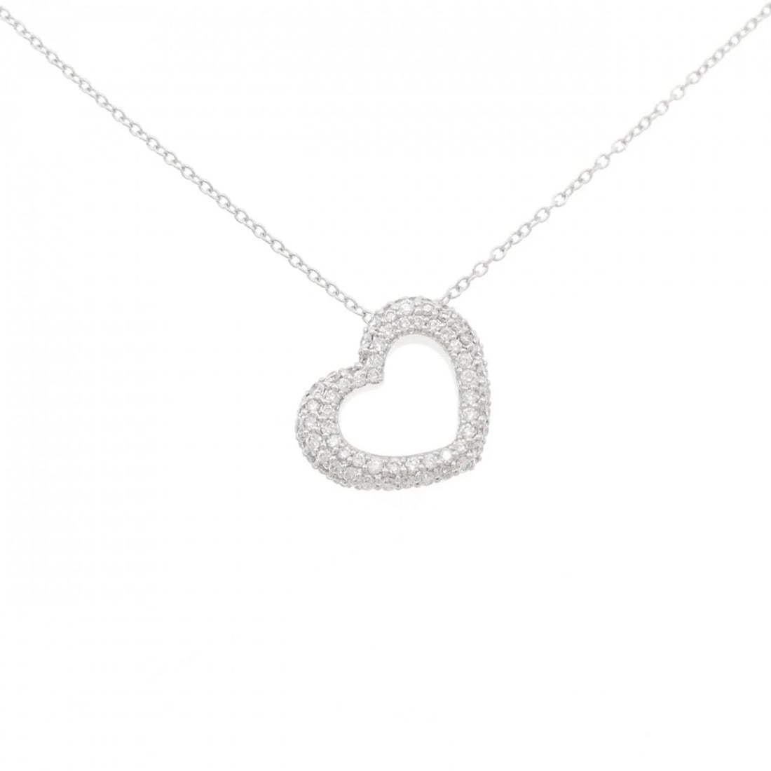 PONTE VECCHIO EMOZIONE SMALL NECKLACE: Ponte Vecchio Emozione Small Necklace Brand: Ponte Vecchio Type: Necklace Material: K18 White Gold, Main Stone/Creation Natural Color: White Gold Size: ActualSize Pendant top H x W: