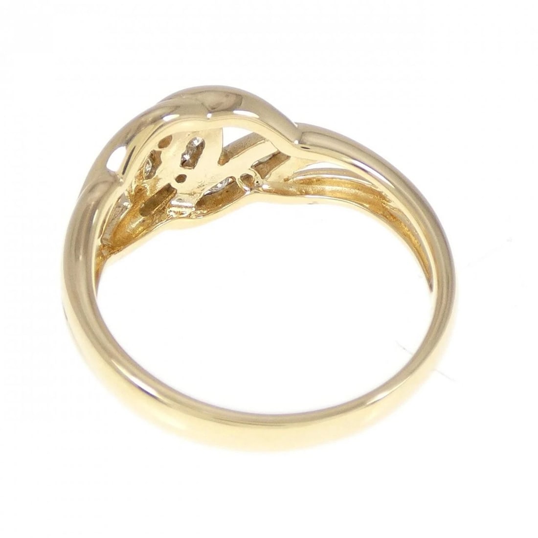 K18YG DIAMOND RING - 3