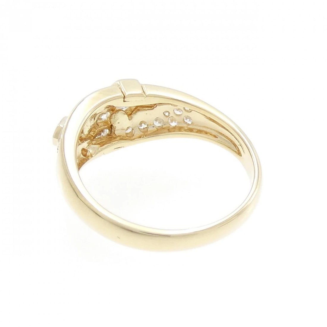 K18YG DIAMOND RING - 3