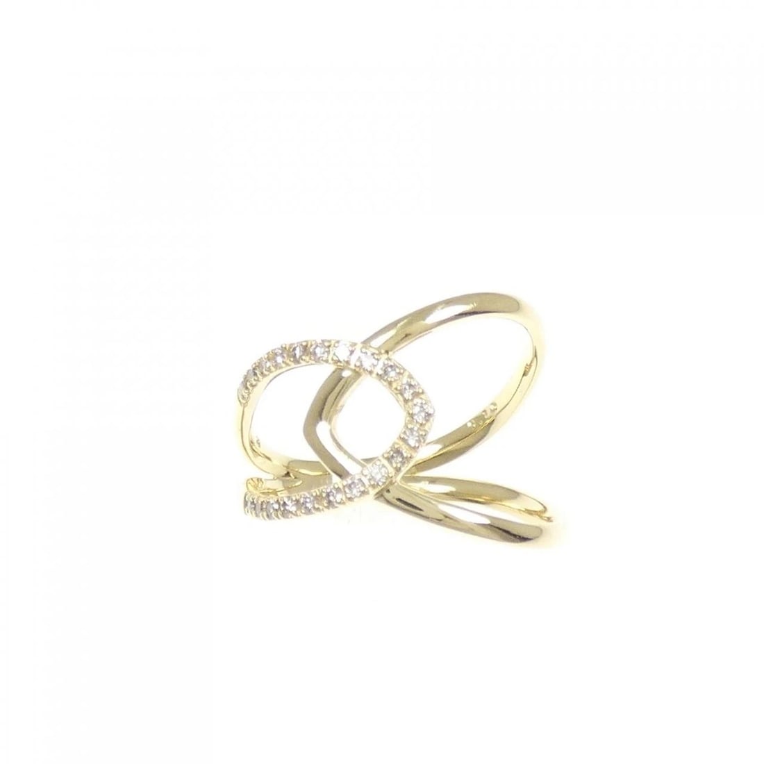 K18YG DIAMOND RING - 2