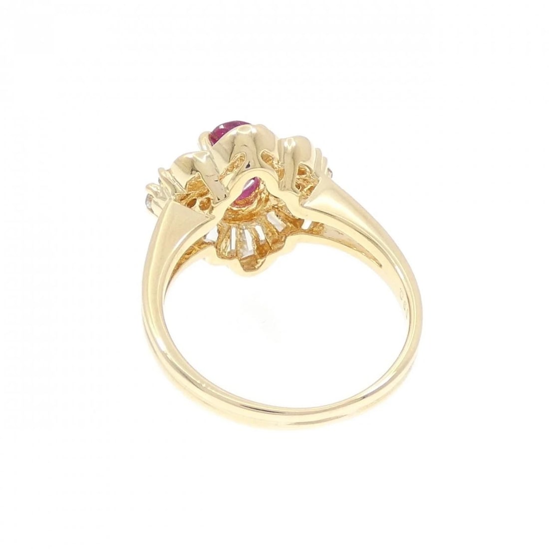 K18YG RUBY RING - 3