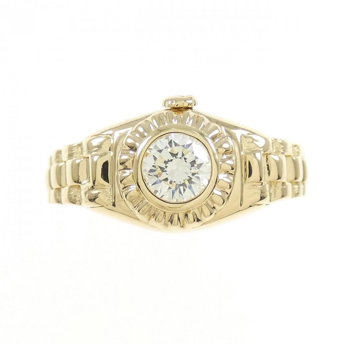 750YG DIAMOND RING - 2