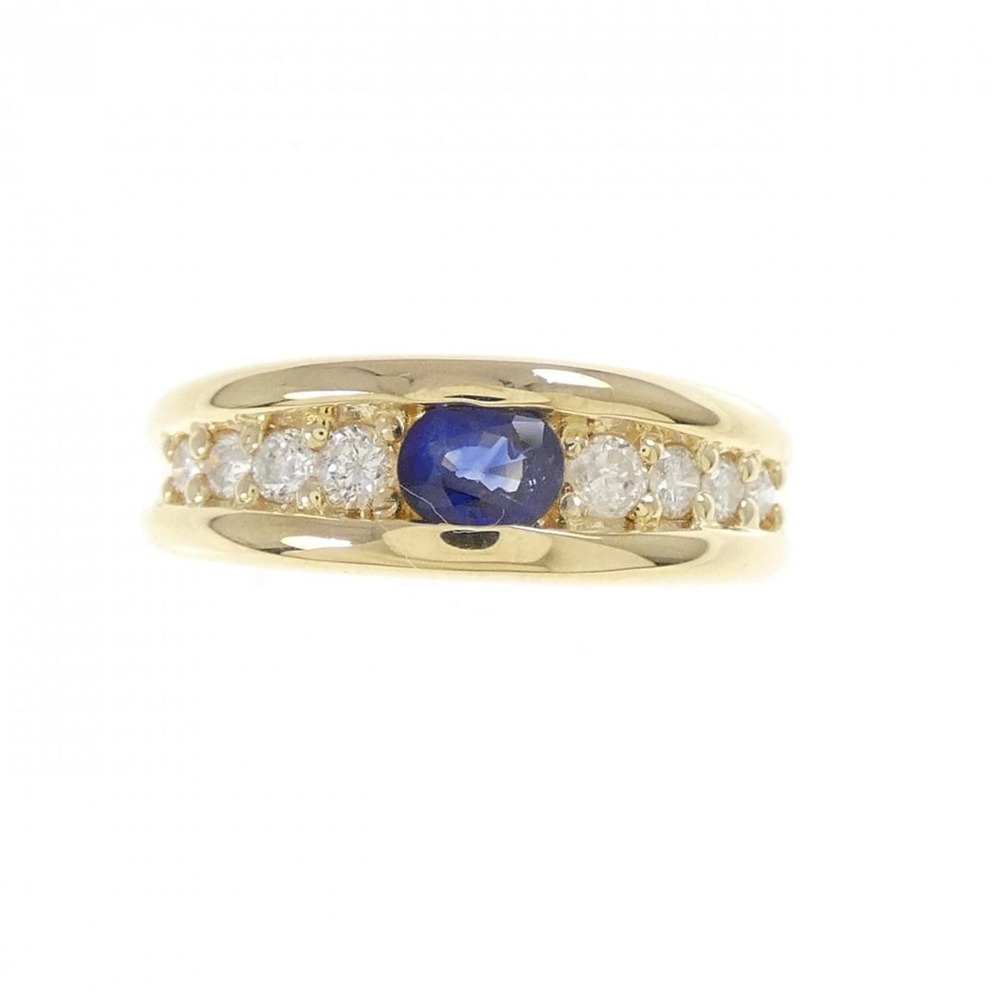 K18YG SAPPHIRE RING - 2