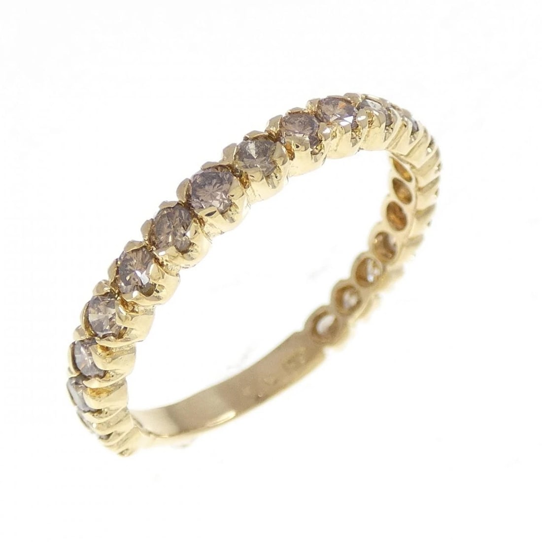 K18YG DIAMOND RING: K18YG Diamond Ring Brand: Unbranded Type: Ring Material: K18 Yellow Gold, Main Stone/Creation Natural Color: Yellow Gold Size: 5.5 US Accessories: None Accessories Notice: When purchasing