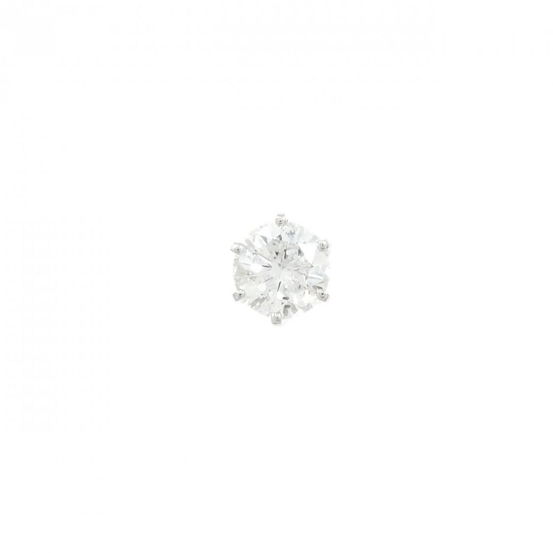 PT900 SOLITAIRE DIAMOND EARRINGS: PT900 Solitaire Diamond Earrings Brand: Unbranded Type: Earrings Material: Platinum 900 Platinum, Main Stone/Creation solitaire Color: White Gold Size: HxW: 7.3mmx6.6mm Accessories: None