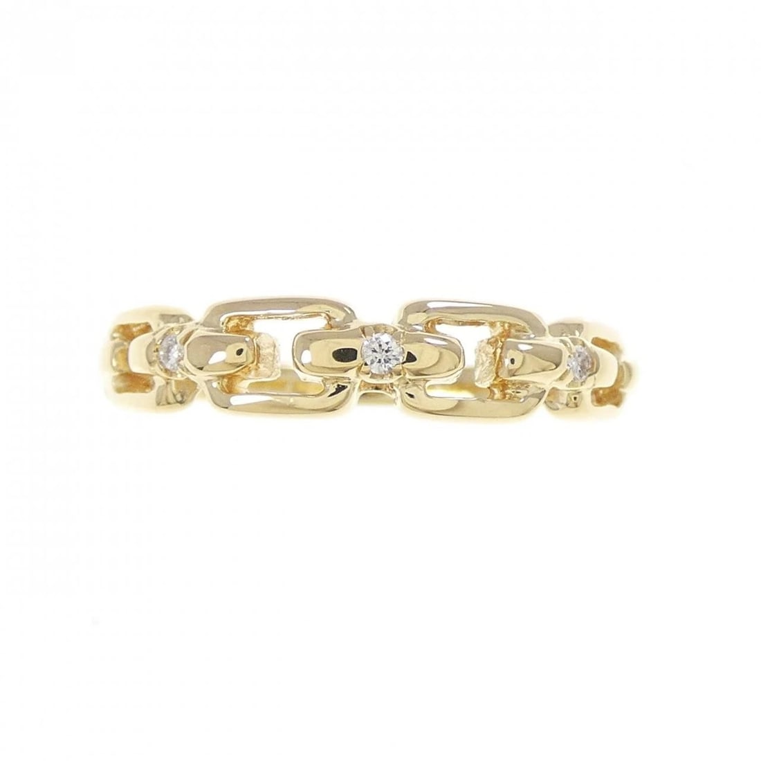 K18YG DIAMOND RING - 2