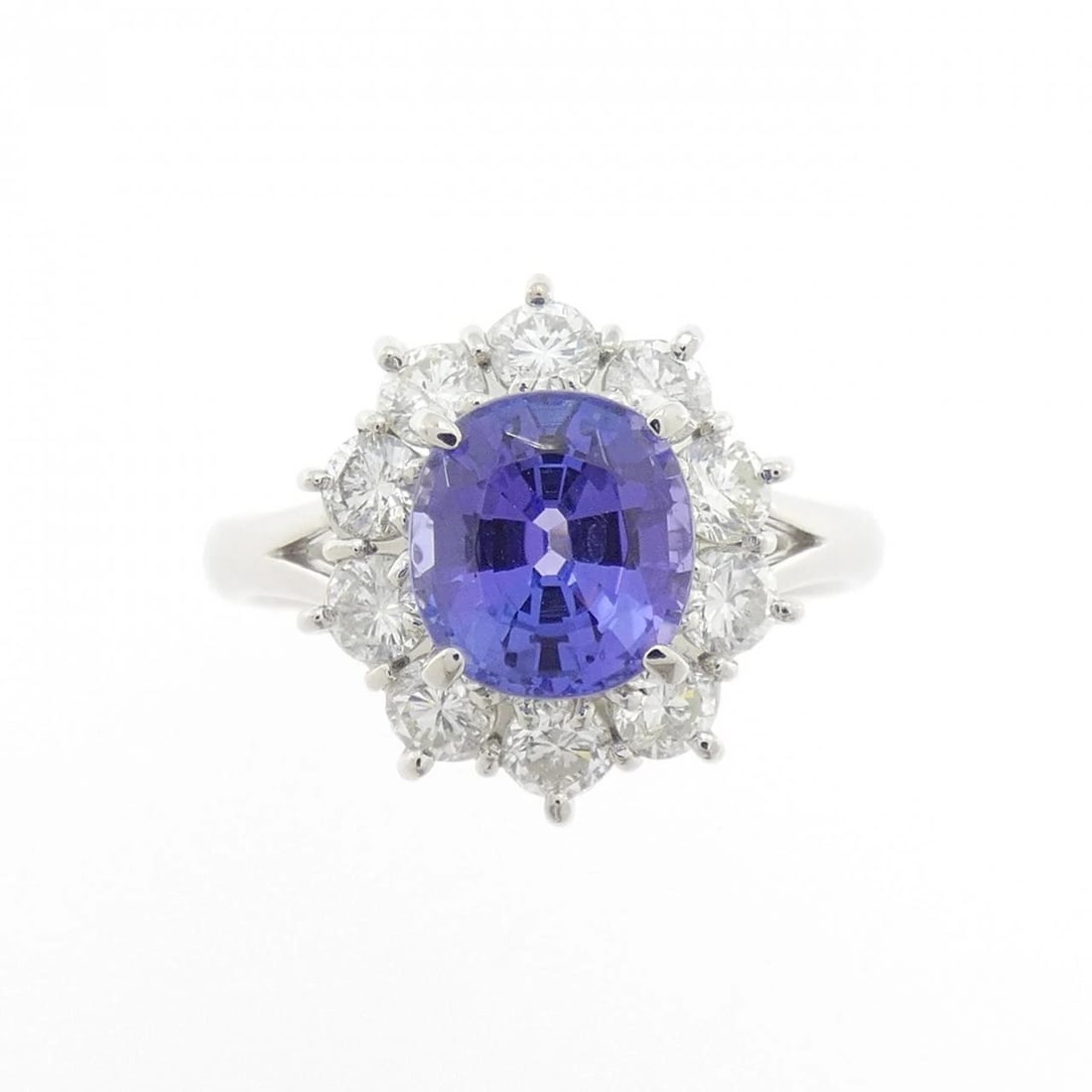 PT900 TANZANITE RING - 2