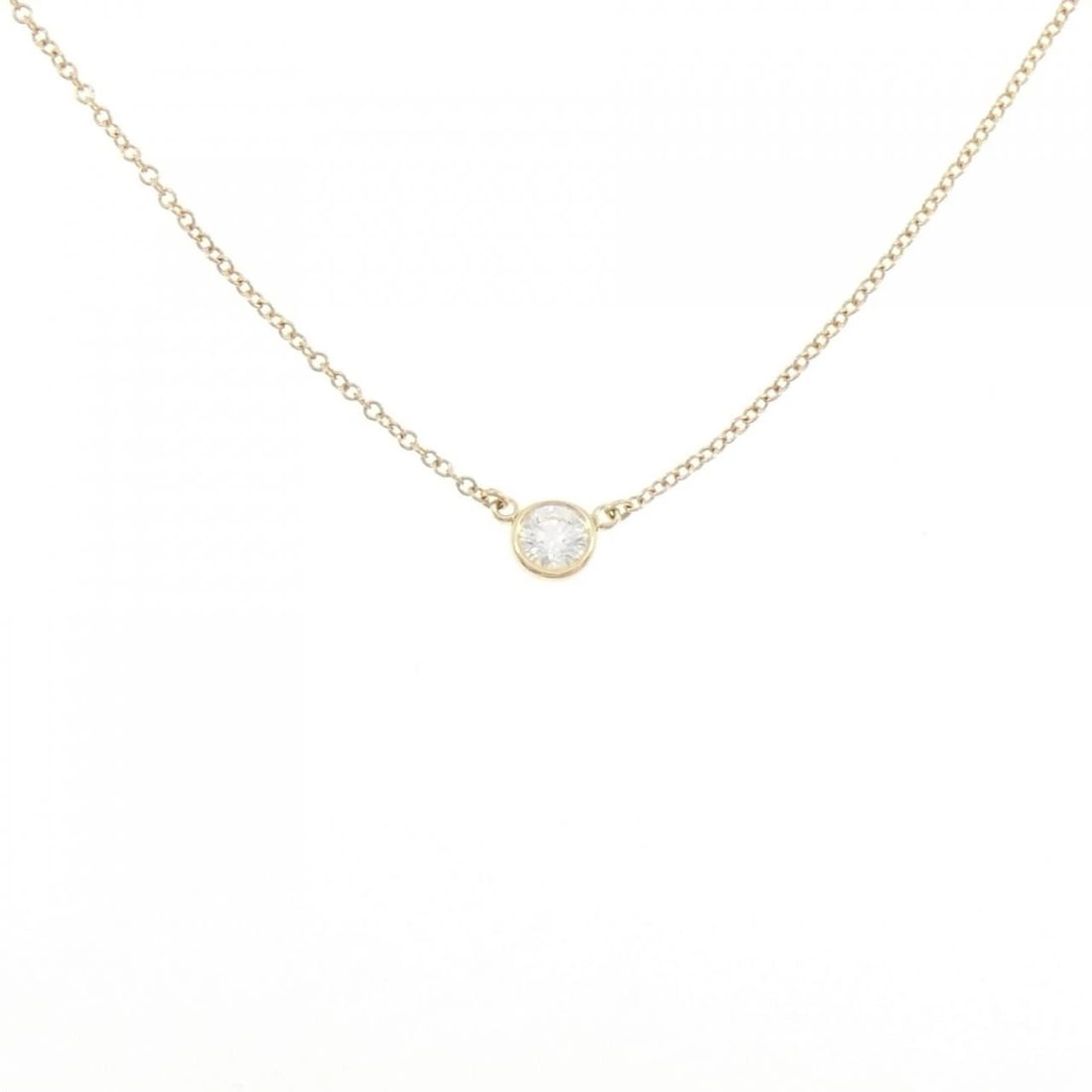 TIFFANY & CO. BY THE YARD NECKLACE: TIFFANY & Co. By the Yard Necklace Brand: TIFFANY&Co. Type: Necklace Material: 18K, Main Stone/Creation Natural Color: Gold Size: Actual Size Diameteraround: 4.6mm Chain maximum width approx.:
