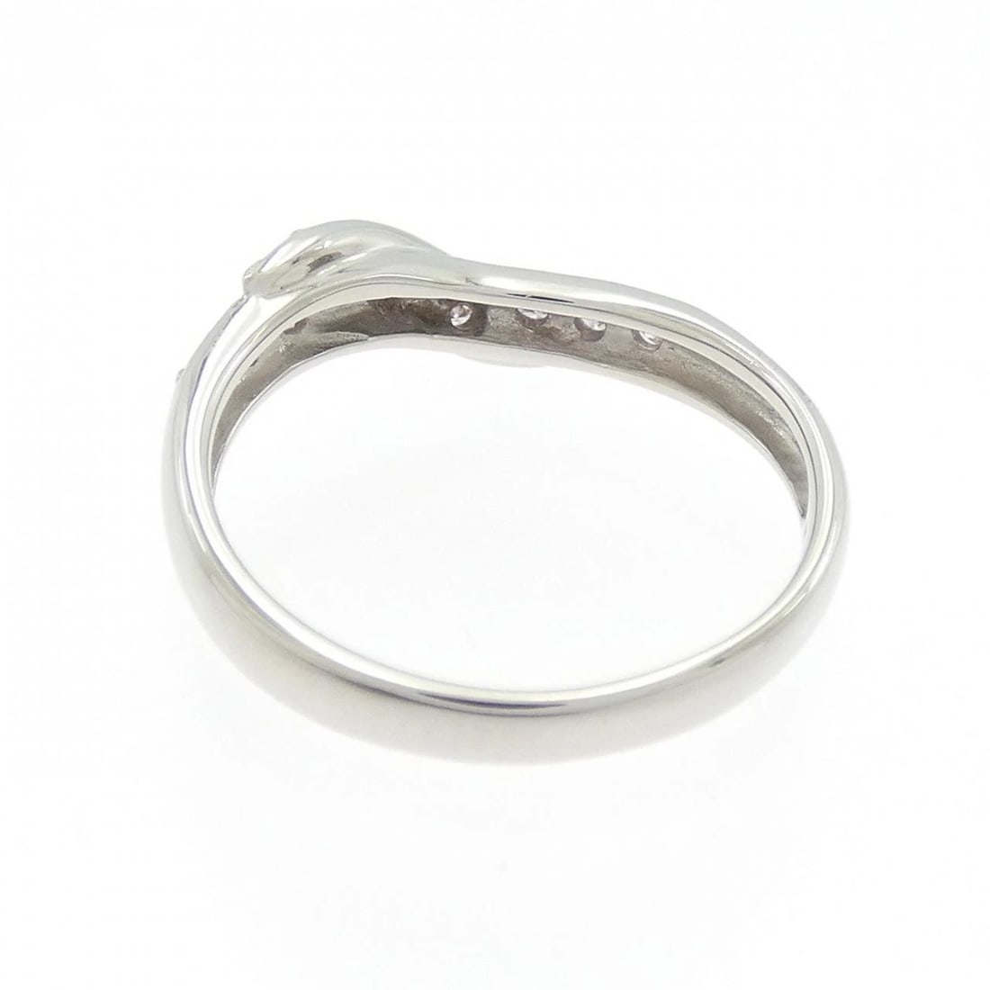 PT900 PINK DIAMOND RING - 2