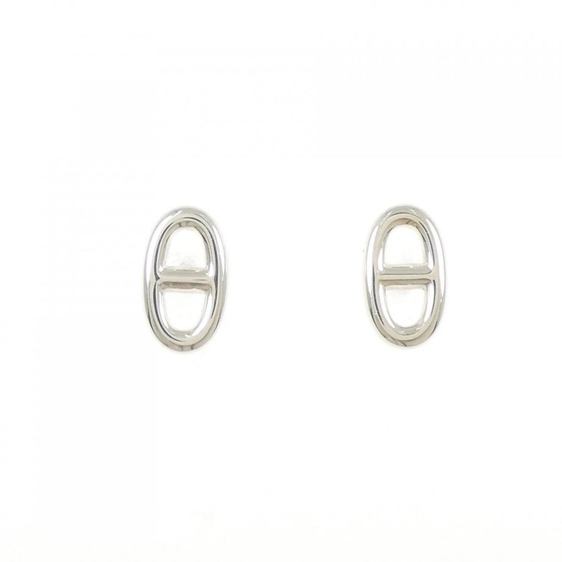 HERMES FARANDOLE TPM EARRINGS: HERMES Farandole TPM Earrings Brand: HERMES Type: Earrings Material: 925 Silver, Color: Silver Size: ActualSize HxW: 9.5mmx5.6mm Accessories: None Accessories Notice: When purchasing