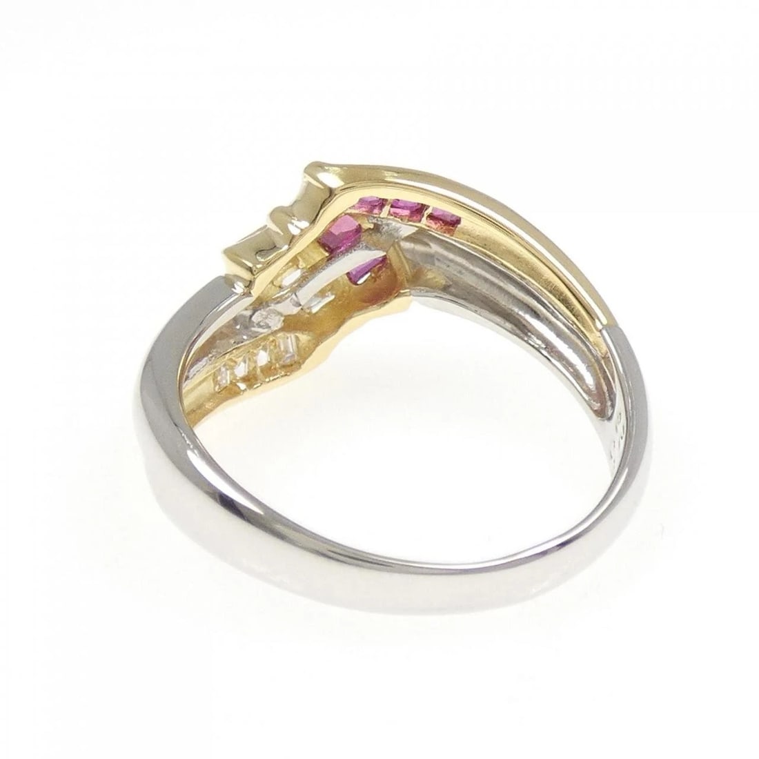 PT900 K18YG RUBY RING - 3