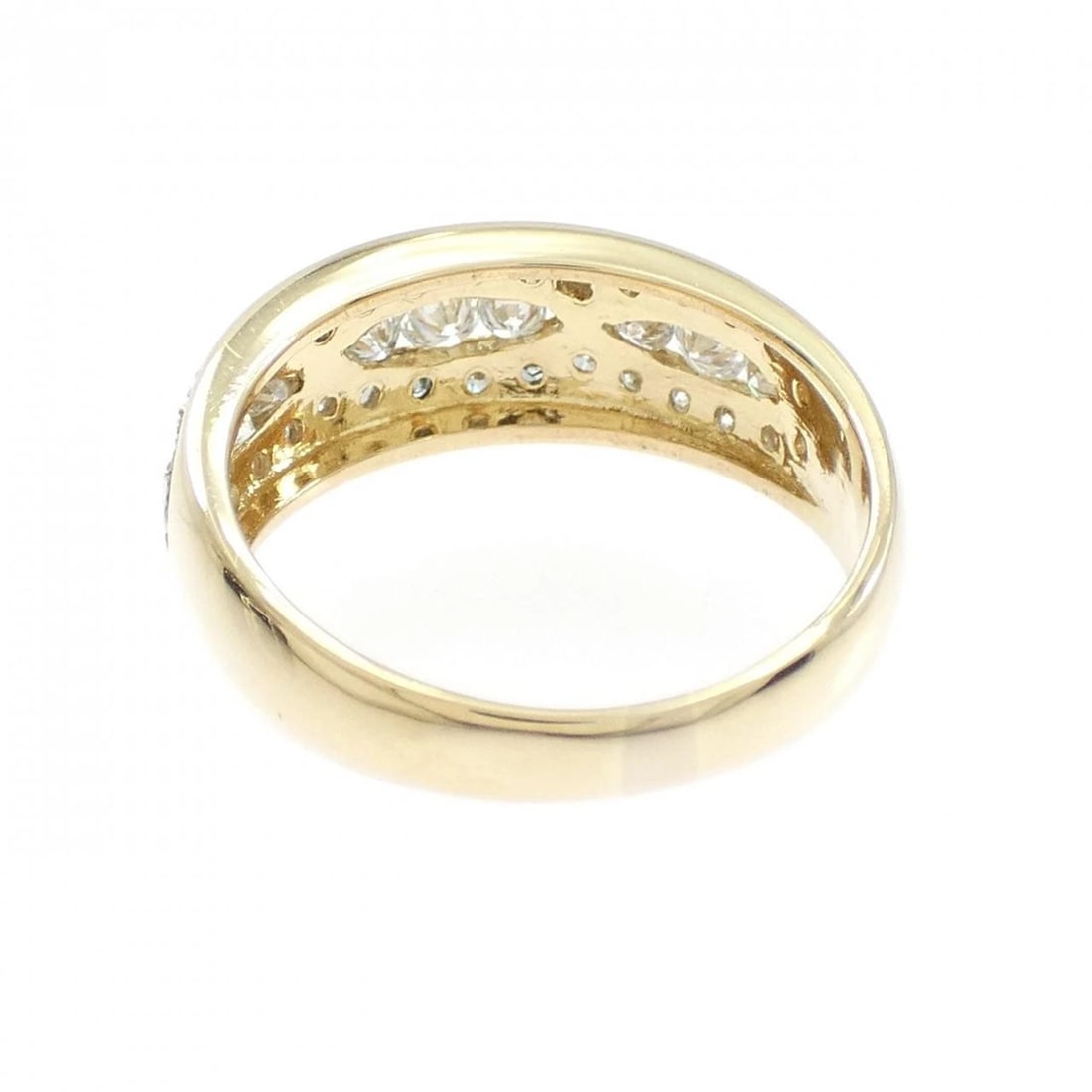 K18YG DIAMOND RING - 3