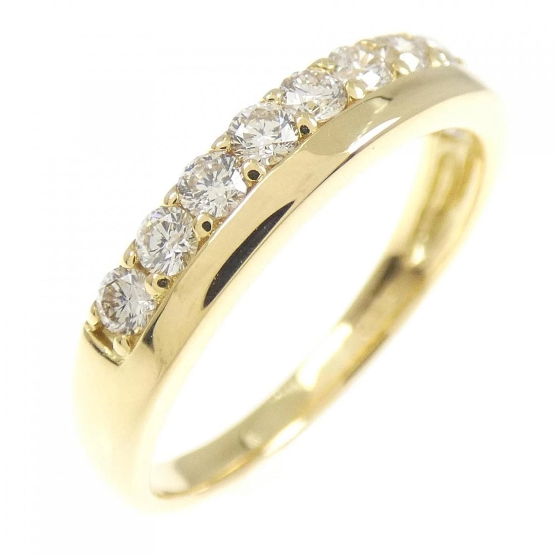 K18YG DIAMOND RING: K18YG Diamond Ring Brand: Unbranded Type: Ring Material: K18 Yellow Gold, Main Stone/Creation natural Color: Yellow Gold Size: 7.5-8 US Accessories: None Accessories Notice: When purchasin