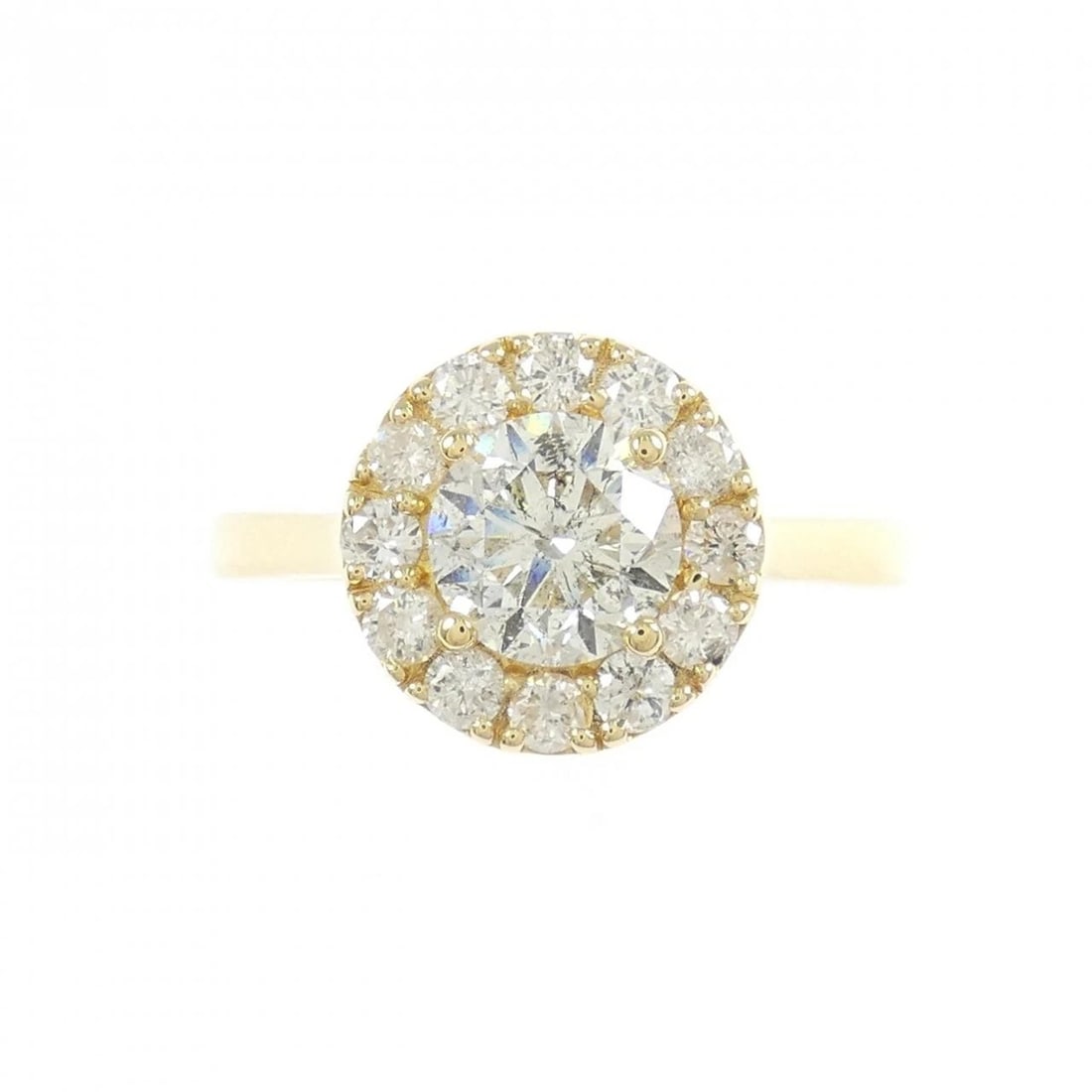 K18YG DIAMOND RING - 2