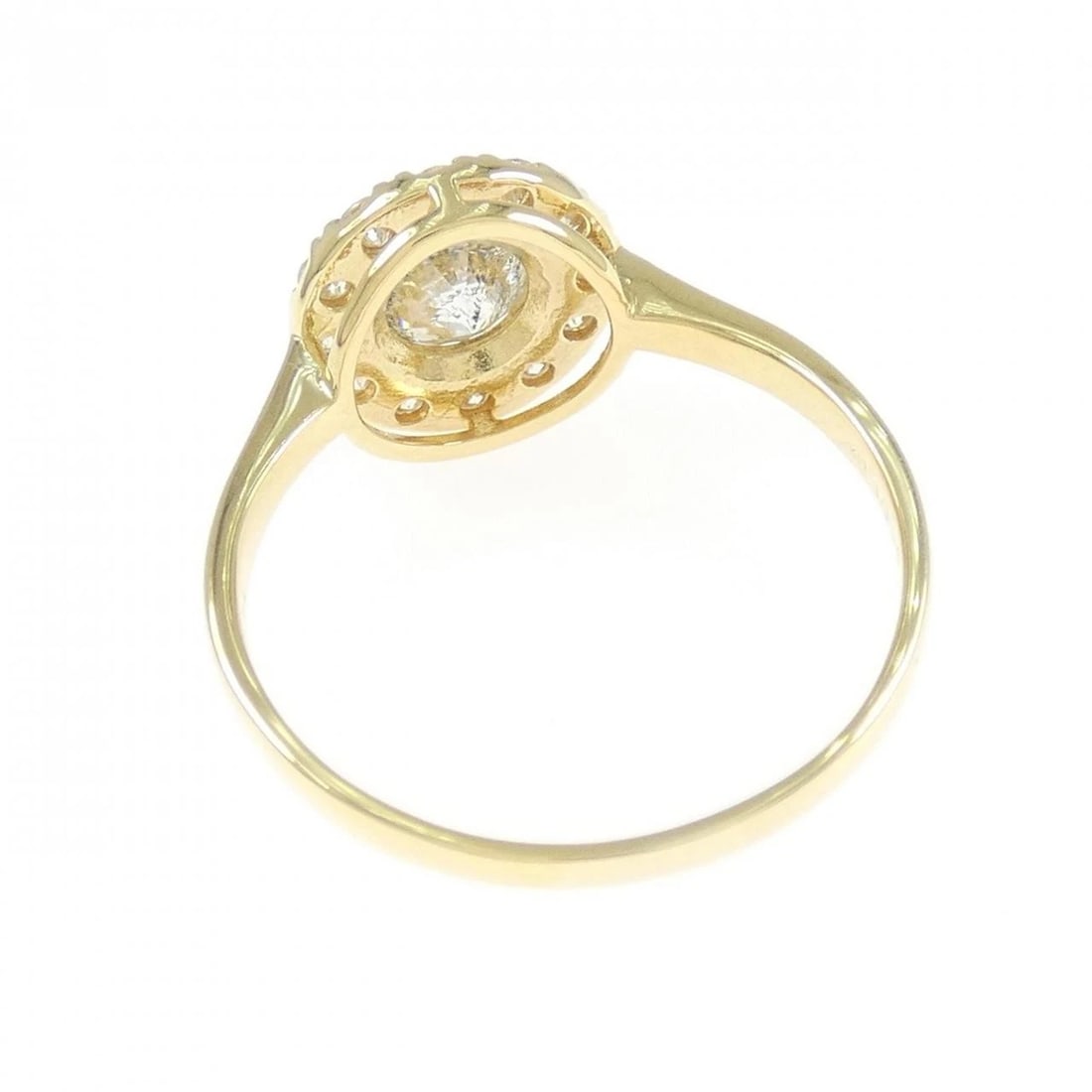 K18YG DIAMOND RING - 3