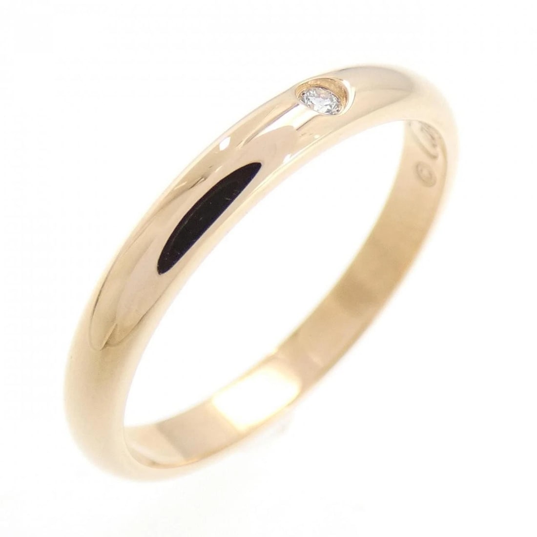 CARTIER WEDDING RING: Cartier Wedding Ring Brand: CARTIER Type: Ring Material: 750 Pink Gold, Main Stone/Creation Natural Color: Pink Gold Size: US 5.5 Accessories: None Accessories Notice: When purchasing