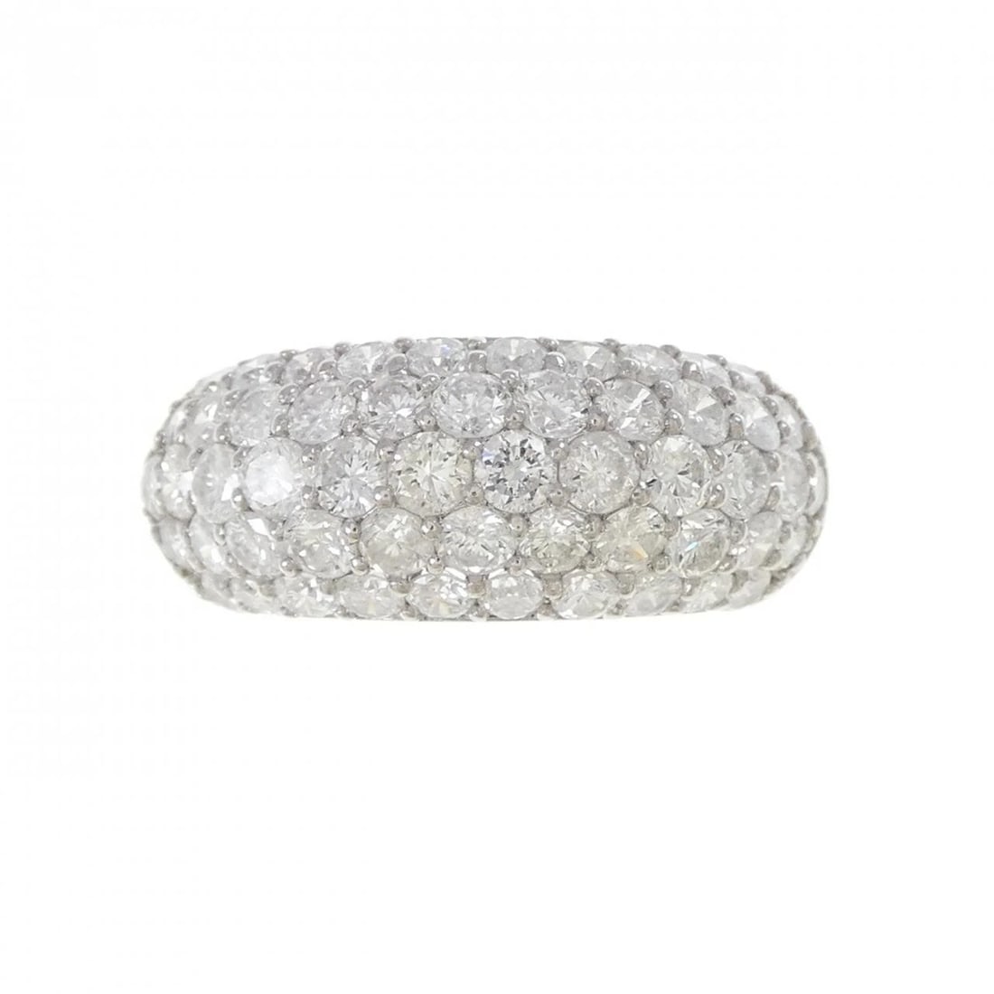 PT900 PAVE DIAMOND RING - 2