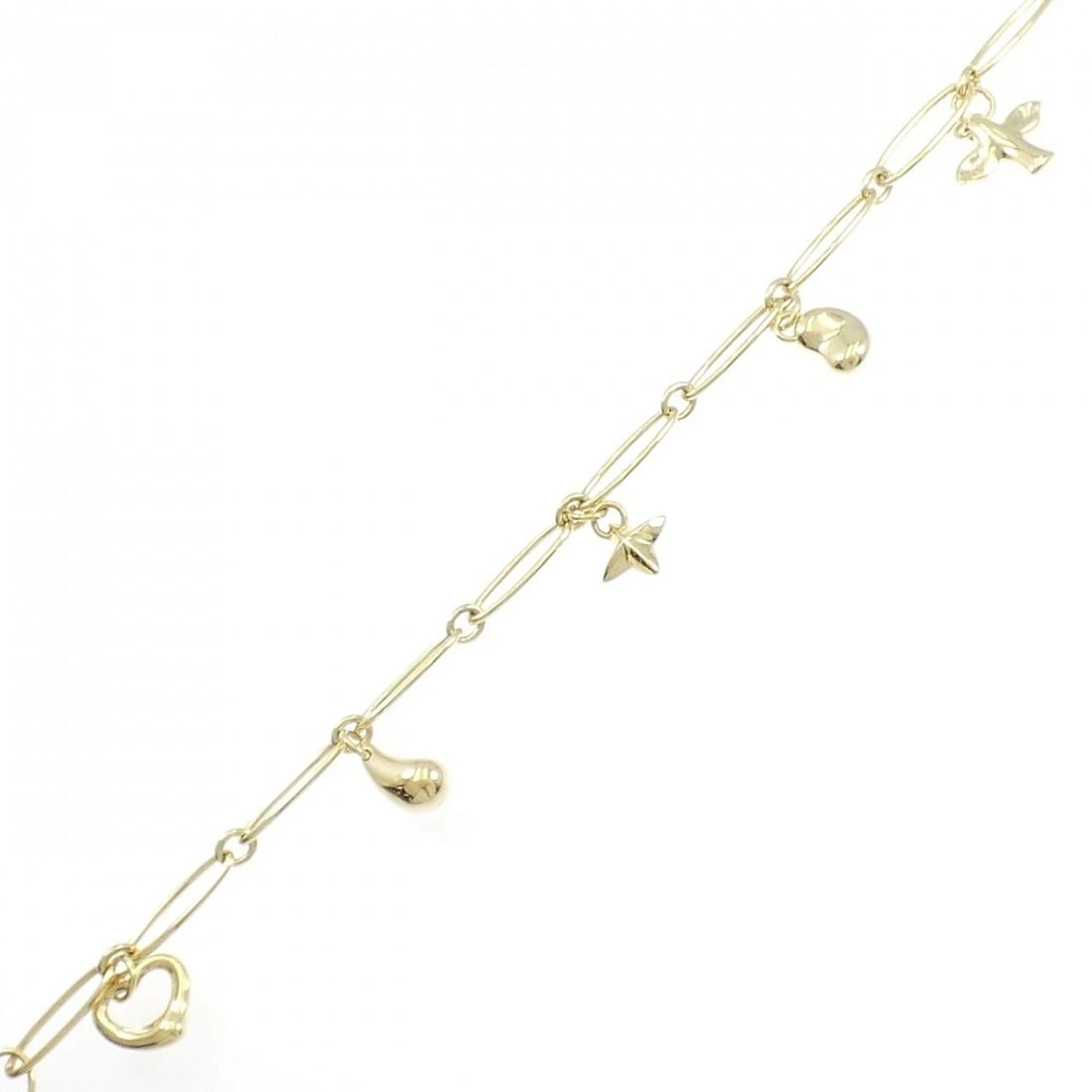 TIFFANY 750YG BRACELET: Tiffany 750YG Bracelet Brand: Tiffany Type: Bracelet Material: 750 Yellow Gold, Color: Yellow Gold Size: ActualSize Max W: 18.8mm Accessories: None Accessories Notice: When purchasing