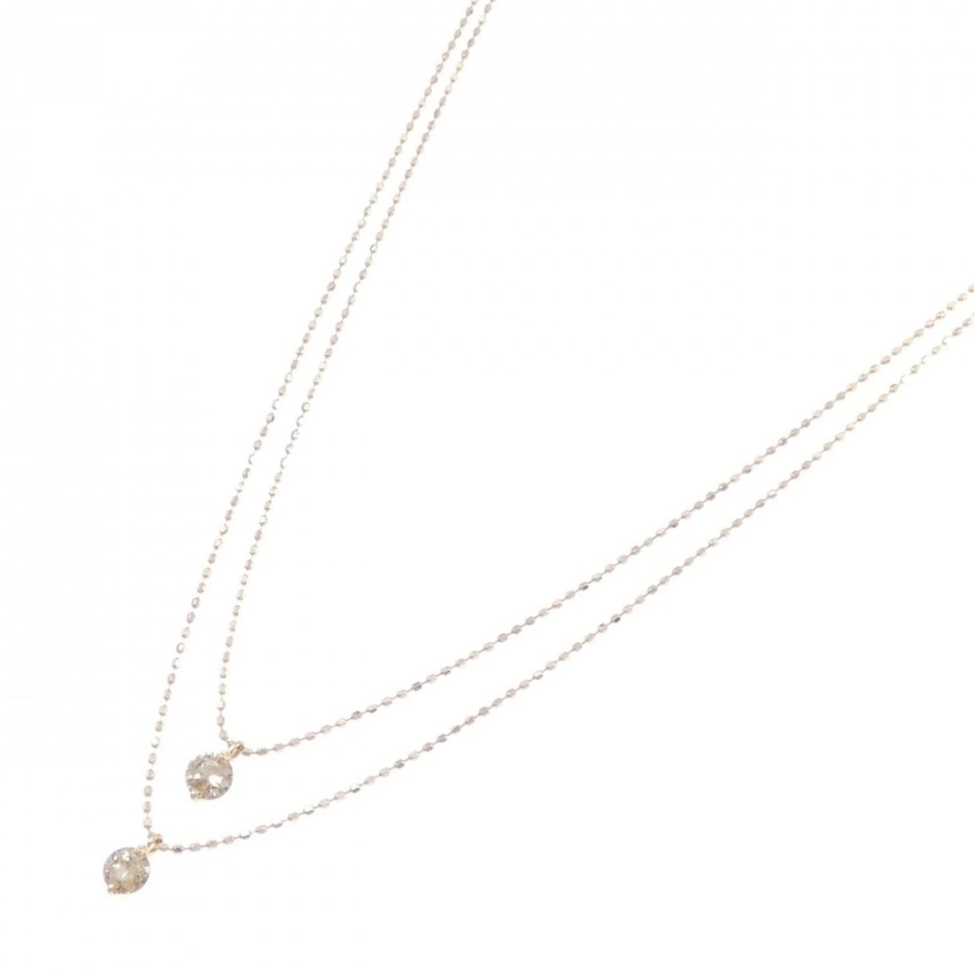K18PG DIAMOND NECKLACE - 2