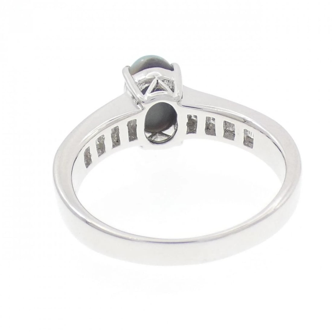 750WG BLACK OPAL RING - 2