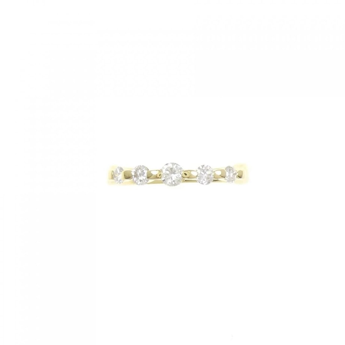 K18YG DIAMOND RING - 2