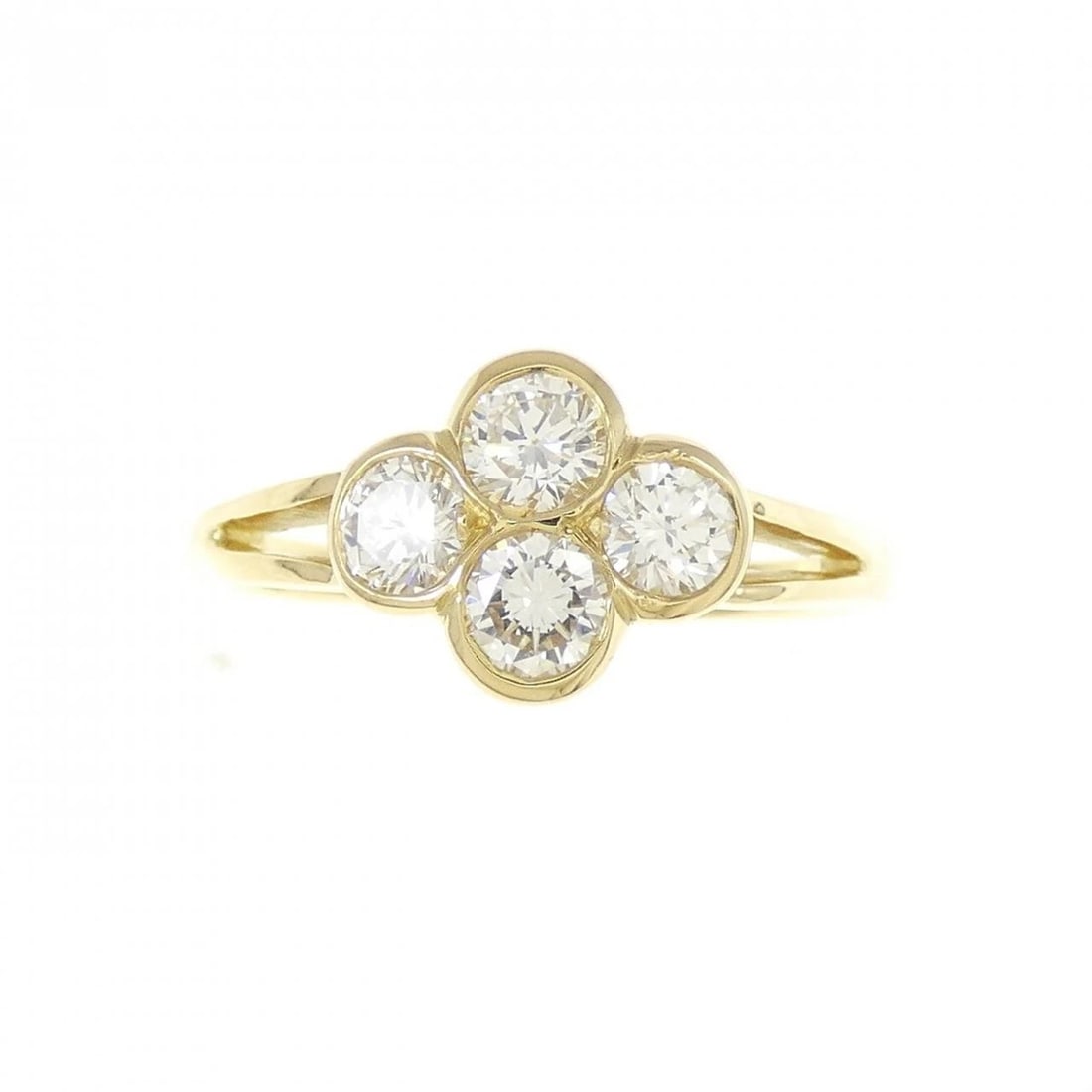 750YG DIAMOND RING - 2