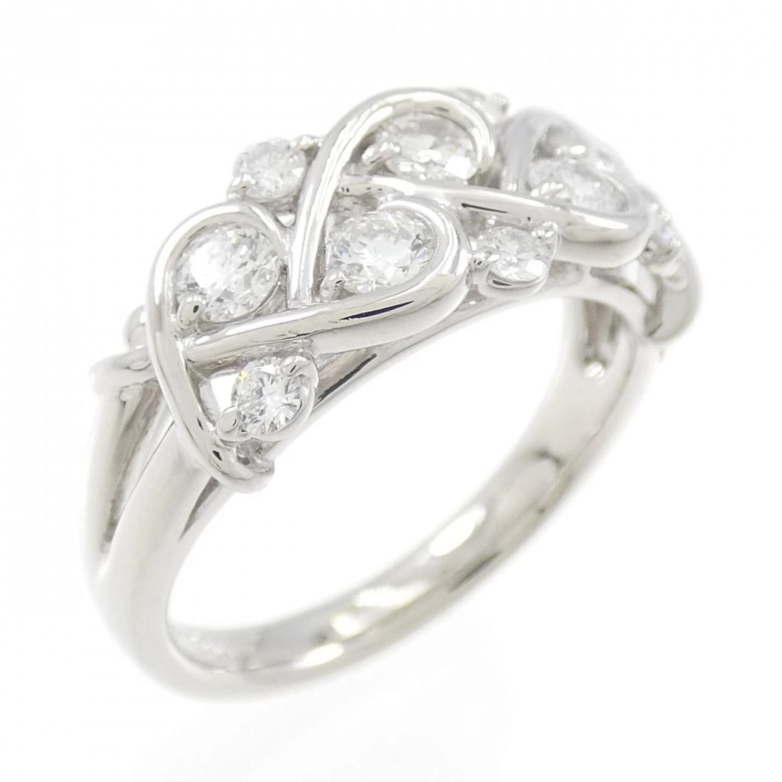 PT DIAMOND RING: PT Diamond Ring Brand: Unbranded Type: Ring Material: Platinum, Main Stone/Creation natural Color: White Gold Size: 6.5 US Accessories: None Accessories Notice: When purchasing pre-owned