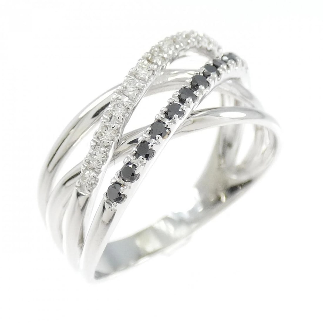 K18WG DIAMOND RING: K18WG Diamond Ring Brand: Unbranded Type: Ring Material: K18 White Gold, Main Stone/Creation natural Color: White Gold Size: 7-7.5 US Accessories: None Accessories Notice: When purchasing