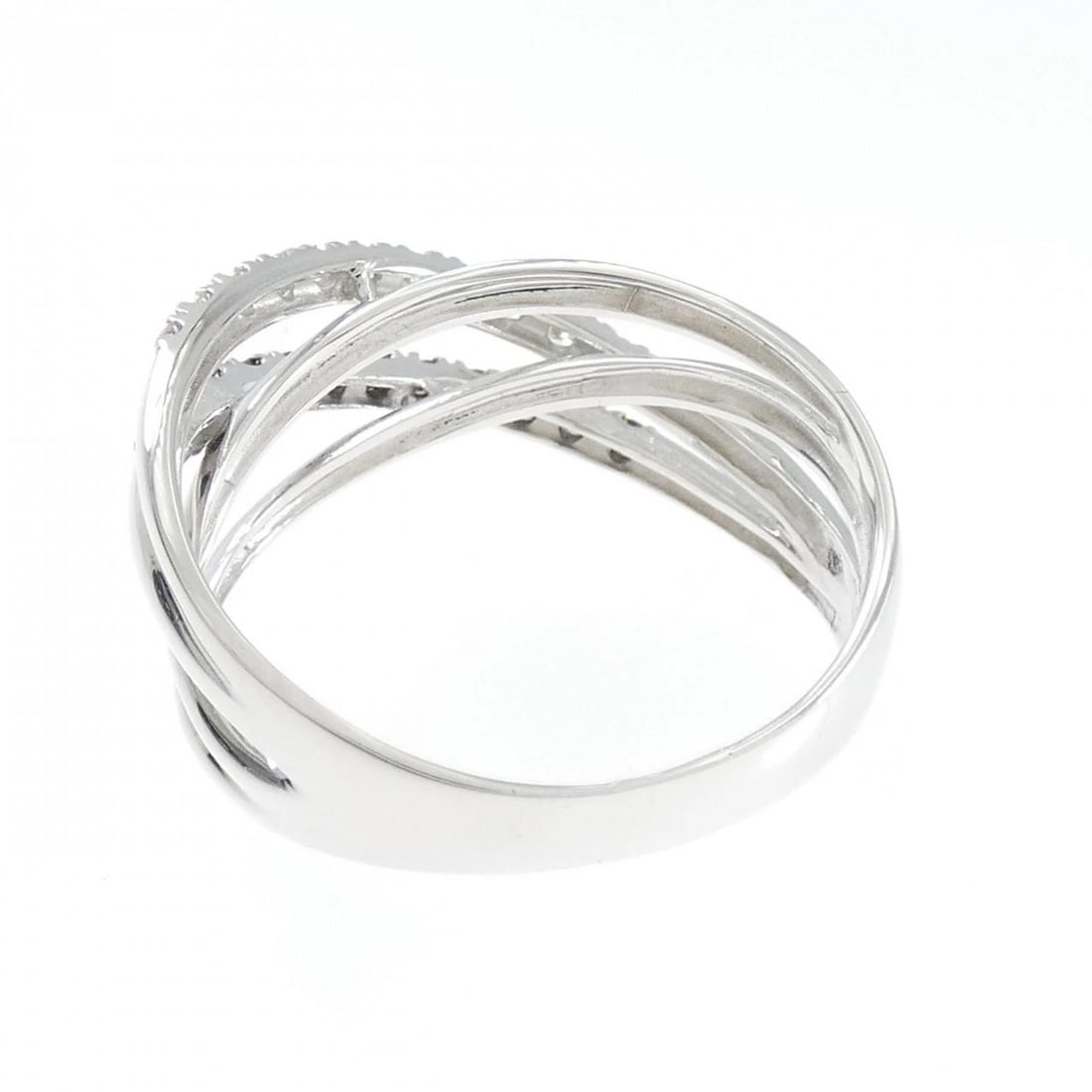 K18WG DIAMOND RING - 3