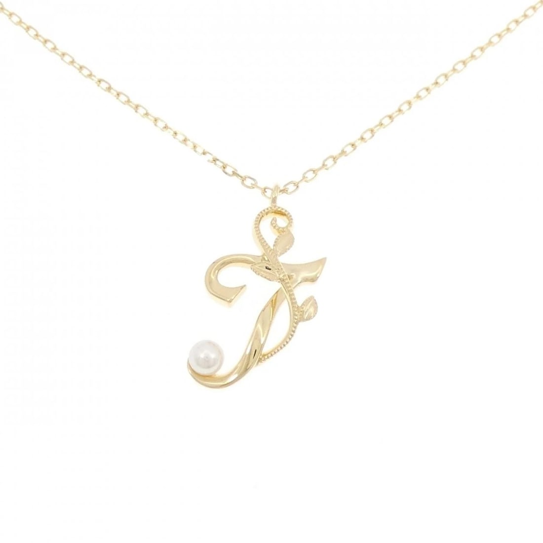 MIKIMOTO AKOYA PEARL NECKLACE: MIKIMOTO Akoya Pearl Necklace Brand: MIKIMOTO Type: Necklace Material: K18 Yellow Gold, Main Stone/Creation Akoya Pearl Color: Yellow Gold Size: ActualSize Pendant top H x W: 22.5mmx11.7mm