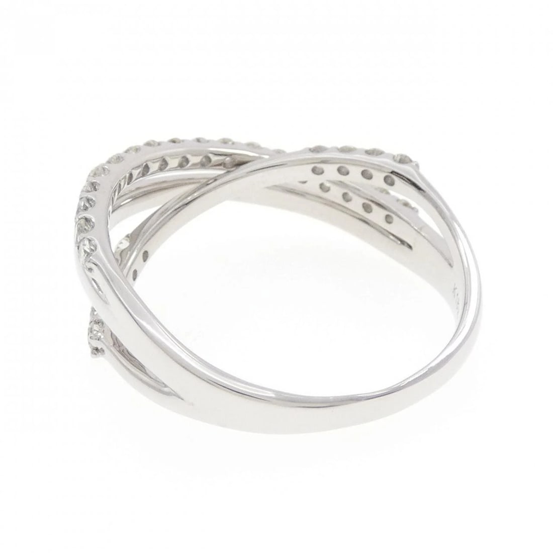 K18WG DIAMOND RING - 3