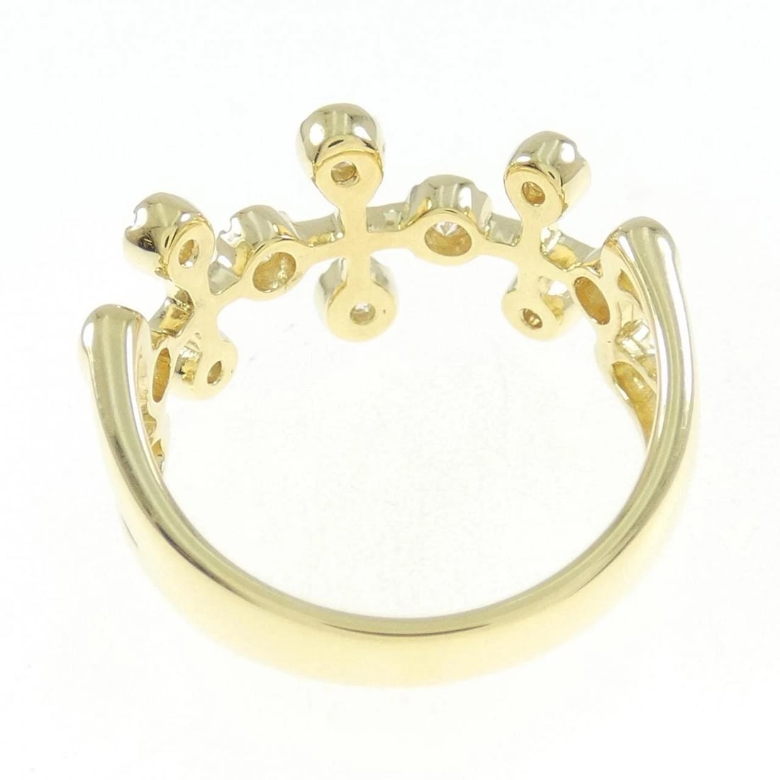 K18YG DIAMOND RING - 3