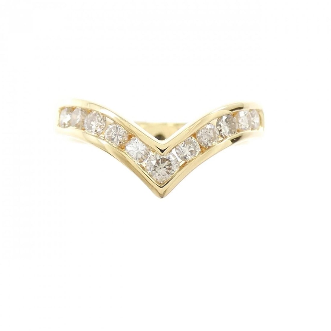750YG DIAMOND RING - 2