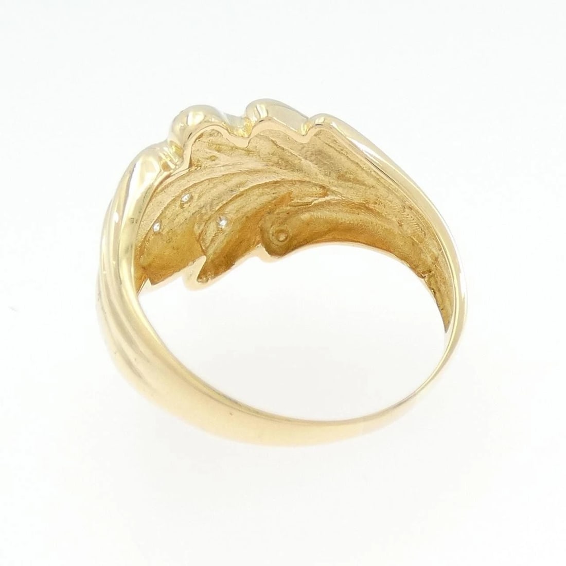 K18YG DIAMOND RING - 3