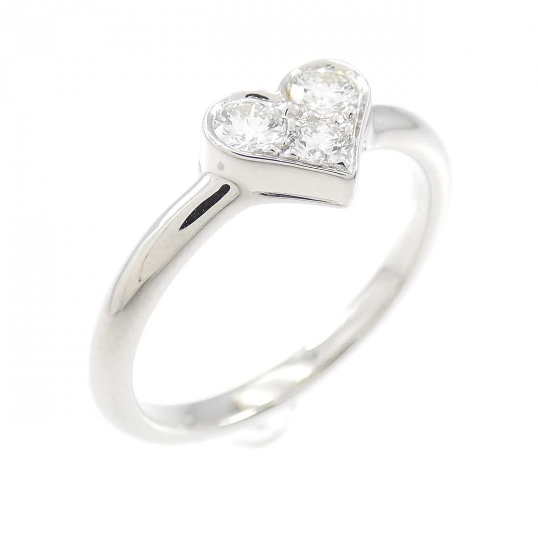 TIFFANY & CO. SENTIMENTAL RING: Tiffany & Co. sentimental Ring Brand: Tiffany Type: Ring Material: Platinum, Main Stone/Creation Natural Color: White Size: 5-5.5 (US size) Accessories: None Accessories Notice: When