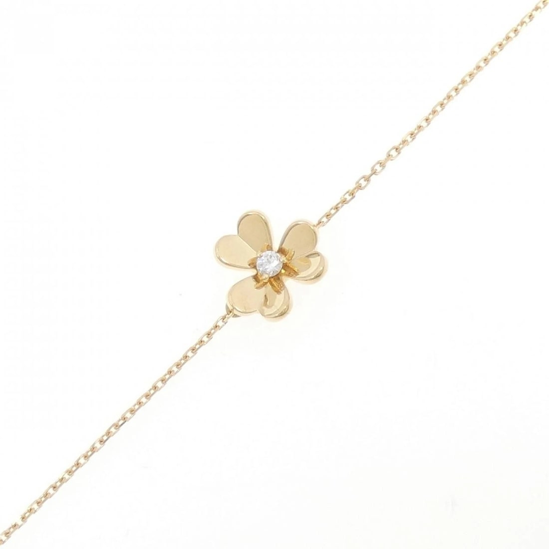 VAN CLEEF & ARPELS FRIVOLE MINI BRACELET: Van Cleef & Arpels Frivole mini Bracelet Brand: Van Cleef & Arpels Type: Bracelet Material: 750 Yellow Gold, Main Stone/Creation Natural Color: Yellow Gold Size: ActualSize Max W: 10.0mm Size