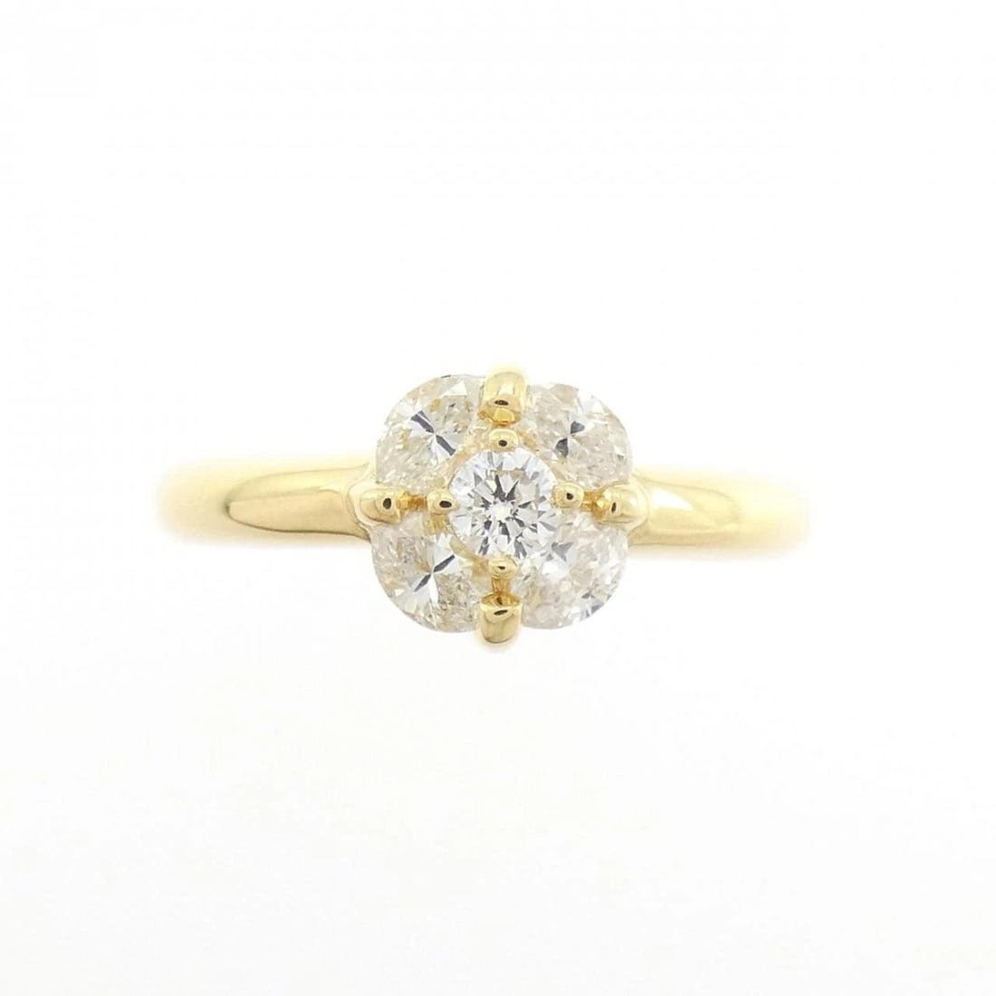 K18YG DIAMOND RING - 2