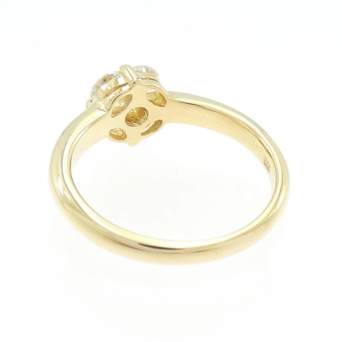 K18YG DIAMOND RING - 3