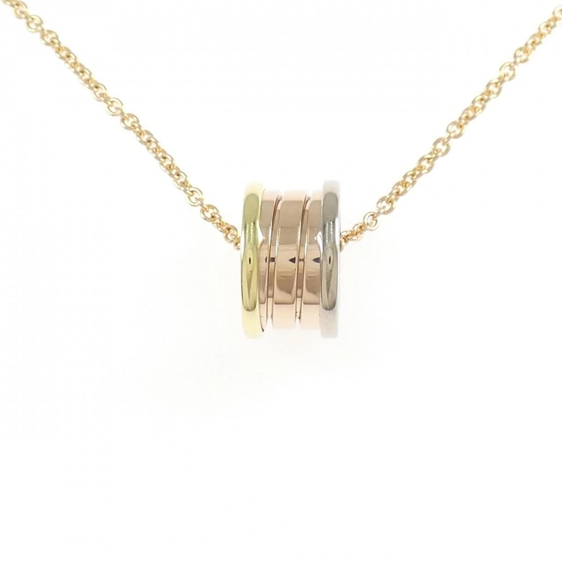 BVLGARI B.ZERO1 PERFECTO MISTAKE NECKLACE: BVLGARI B.zero1 Perfecto mistake Necklace Brand: BVLGARI Type: Necklace Material: 750 Yellow Gold 750 White Gold 750 Pink Gold, Color: Yellow Gold White Gold Pink Gold Size: ActualSize Pendant