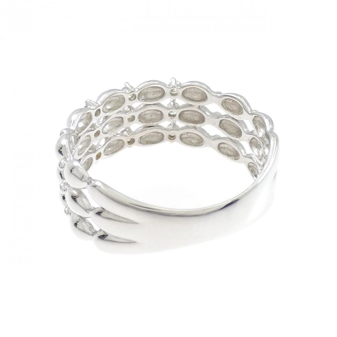 K14WG DIAMOND RING - 3