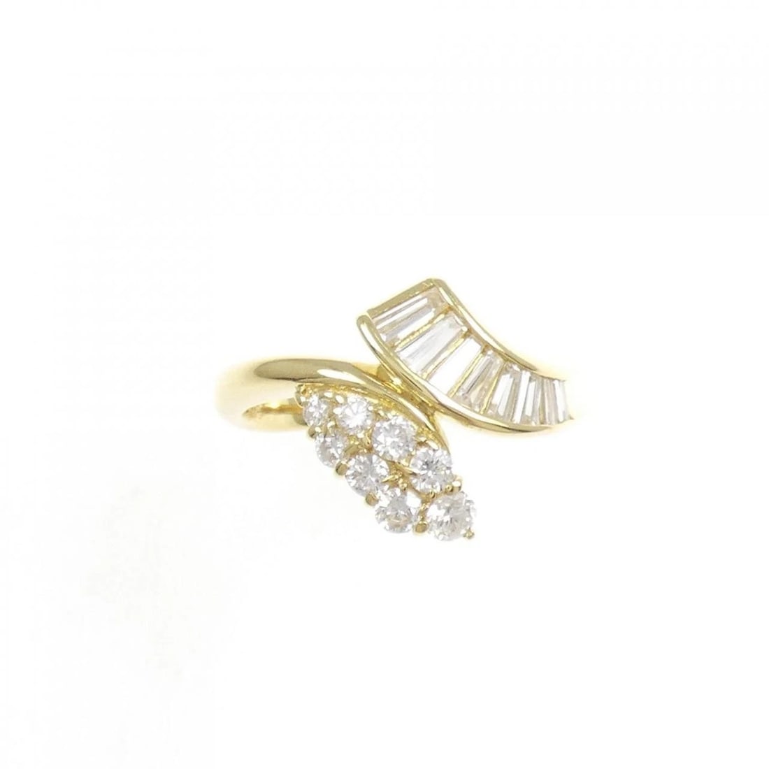 K18YG DIAMOND RING - 2