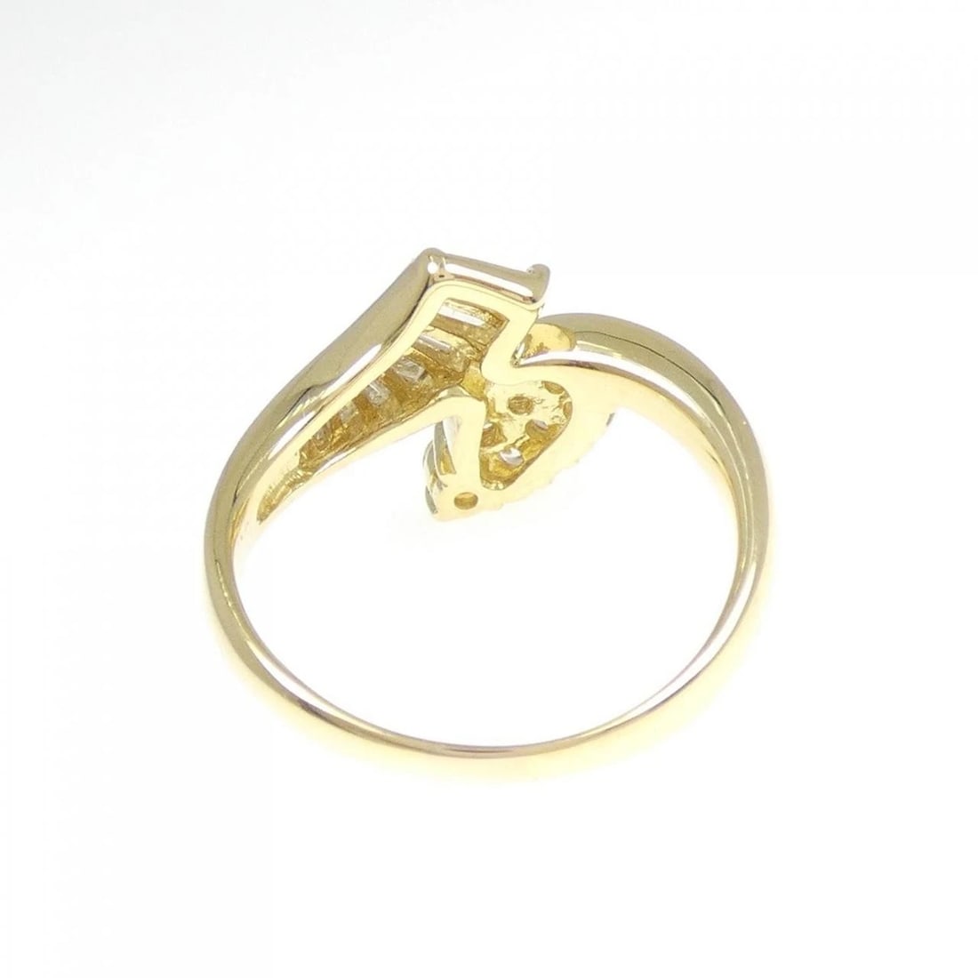 K18YG DIAMOND RING - 3