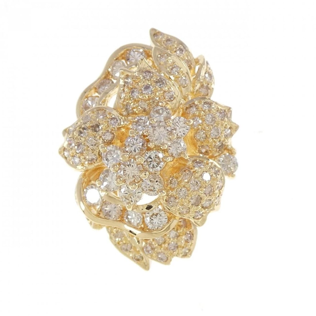 K18YG DIAMOND RING - 2