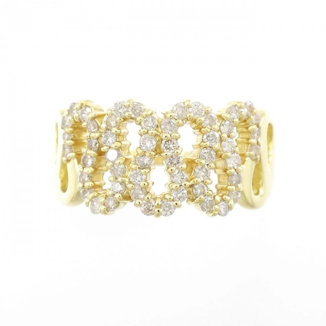 K18YG DIAMOND RING - 2