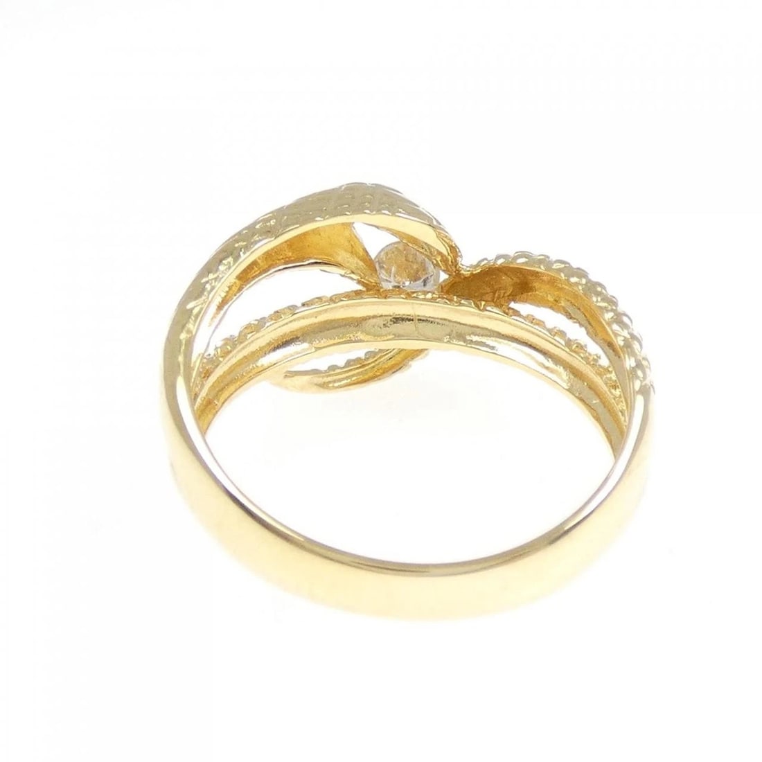 K18YG SNAKE DIAMOND RING - 3