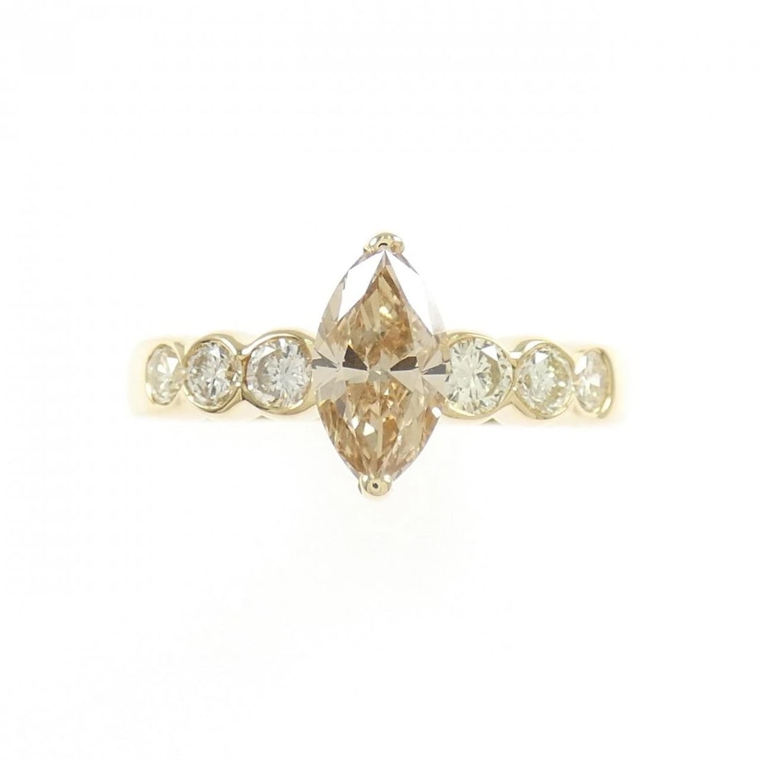 K18YG DIAMOND RING - 2