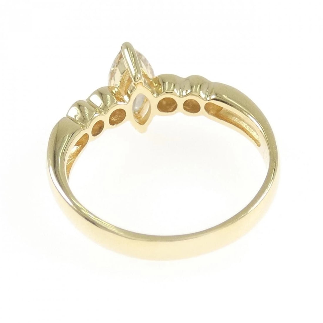 K18YG DIAMOND RING - 3