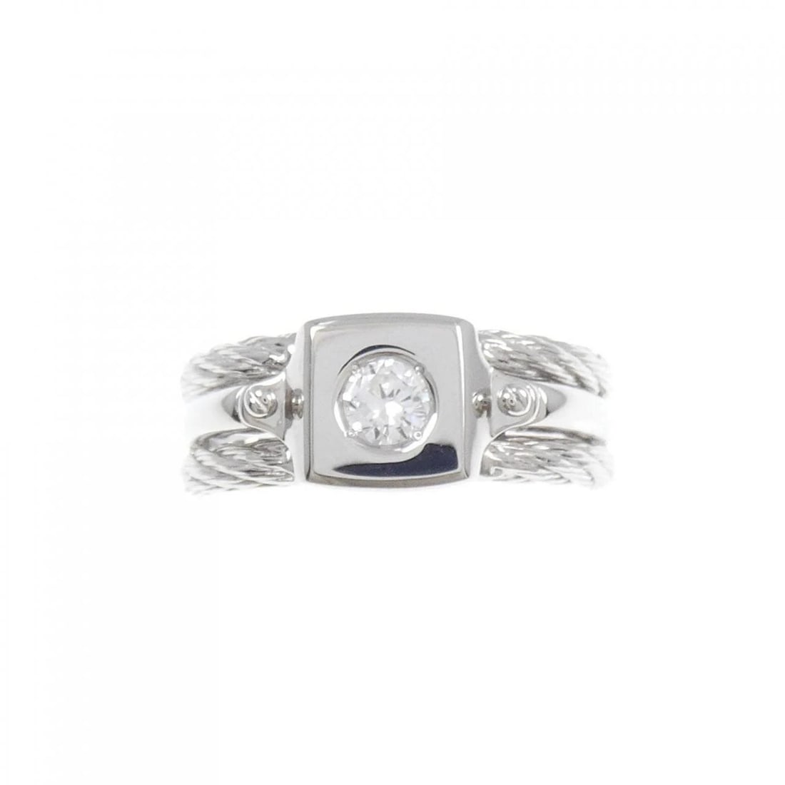 PT DIAMOND RING: PT Diamond Ring Brand: Unbranded Type: Ring Material: Platinum, Main Stone/Creation Natural Color: None Size: 10 US Accessories: None Accessories Notice: When purchasing pre-owned goods,