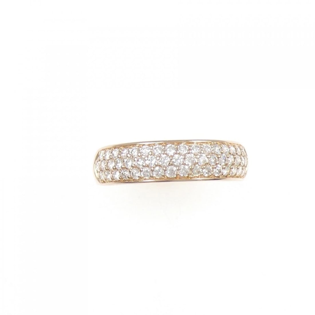 K18PG PAVE DIAMOND RING - 2